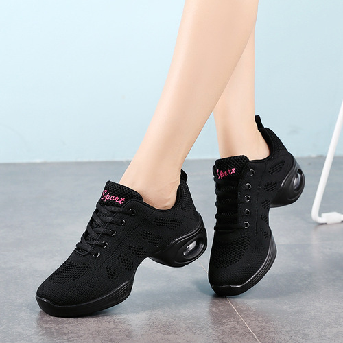 Dance Shoes for Women - Summer Breathable Soft Sole Mesh Women's Square Dance Shoes