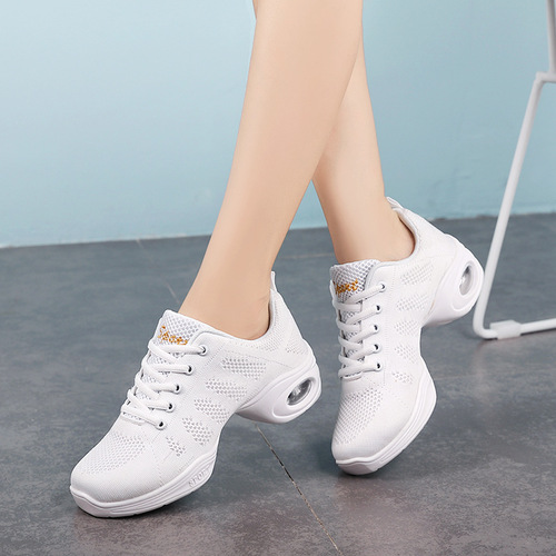 Dance Shoes for Women - Summer Breathable Soft Sole Mesh Women's Square Dance Shoes