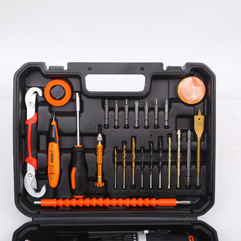 Manual de herramientas de hardware traje carpintería eléctrica caja de herramientas del hogar traje combinación herramientas de reparación conjunto de regalo