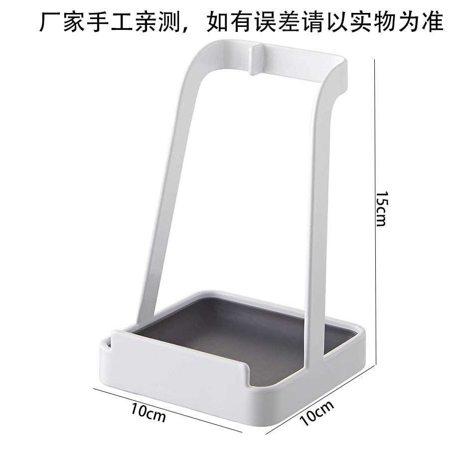 Estante de tapa de olla mini estilo japonés estante de almacenamiento multifuncional de cocina simple olla doméstica tapa sopa cuchara organizador rack de almacenamiento