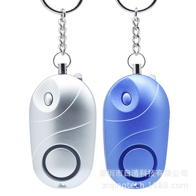 Alarma Personal con Llavero de Jalón y Antipérdida 130-135 dB Con Luz LED para Mochila