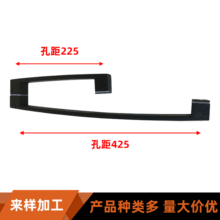 不锈钢拉手厂家供应铝合金沙黑扶手弧形方管防盗门弯头把手批发