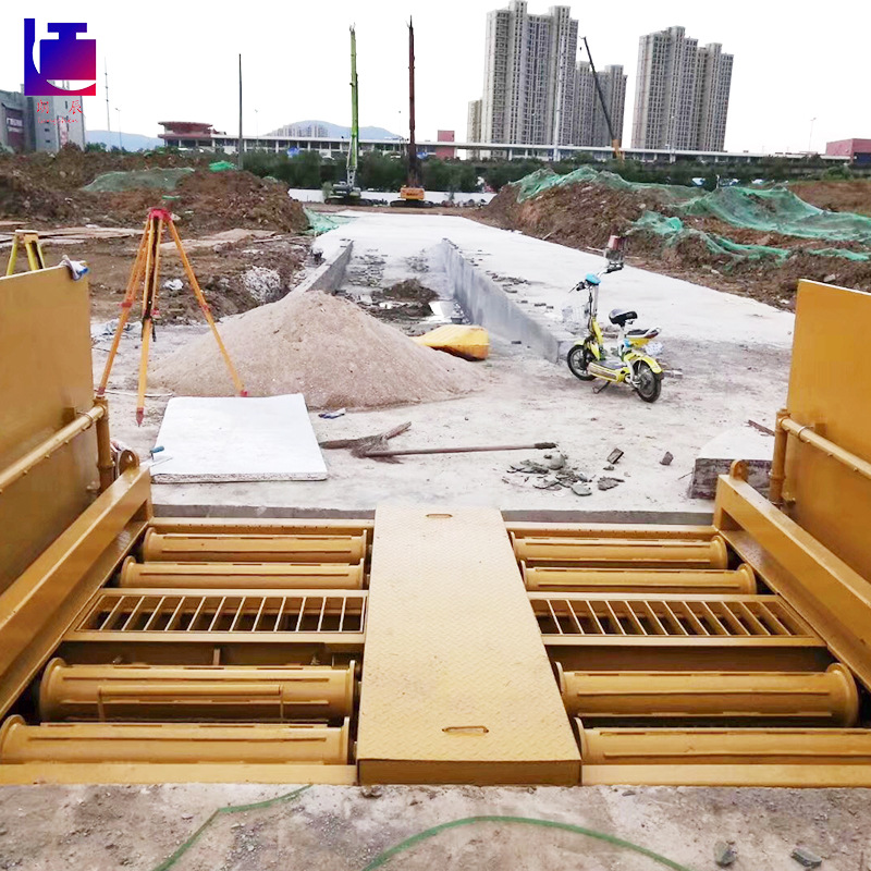 供应工地用滚轴式洗车机台 全自动感应式洗轮机工程滚轴式洗车机