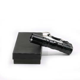 3W迷你强光手电铝合金家用应急照明电筒LED5号AA电池LED小手电