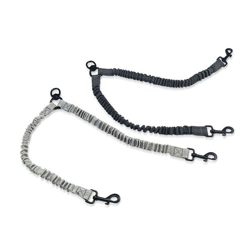 Amazon pet supplies reflective double-headed dog leash, one to two leashes, retractable reflective dog leash
