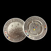 Metal double-sided commemorative retro coins handmade, custom made