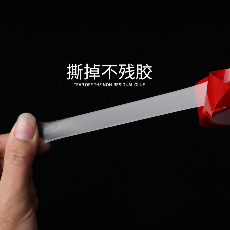 Fuerte nano adhesivo de doble cara cinta transparente acrílico resistente a la temperatura cinta adhesiva de doble cara del coche 10mm * 3M adhesivo