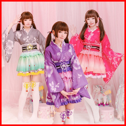 All members lovelive summer festival yukata, Awakening Shinhime Kai's kimono exported to Japan, Pure Land House