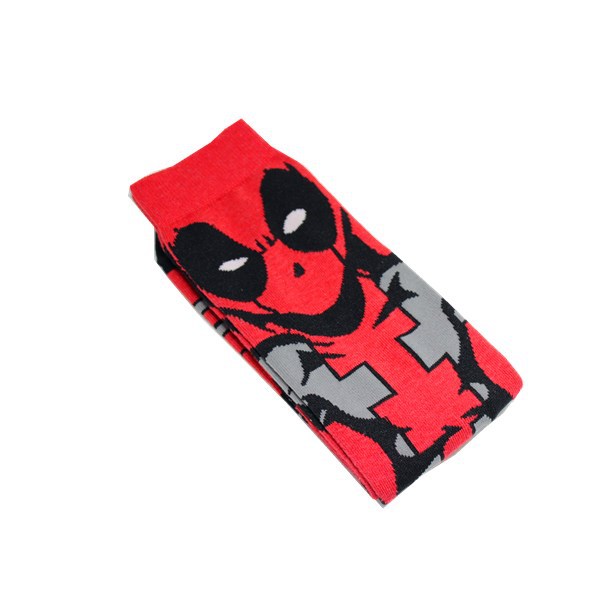 Mujer Maravilla transfronteriza algodón peinado Deadpool Calcetines de conejito de dibujos animados anime calcetines de algodón de media pantorrilla de los hombres
