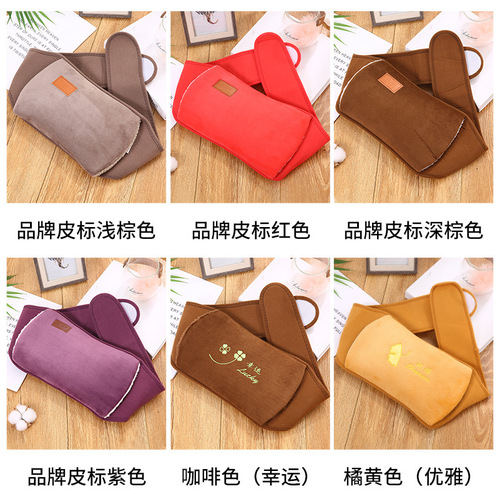 This single waist belt does not come with a hot water bag. Hot water bag, hand warmer, waist support belt.