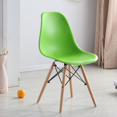 Silla Eames, silla minimalista moderna, taburete, silla de escritorio, silla de comedor nórdica para el hogar, silla con respaldo para oficina, disponible en varios colores