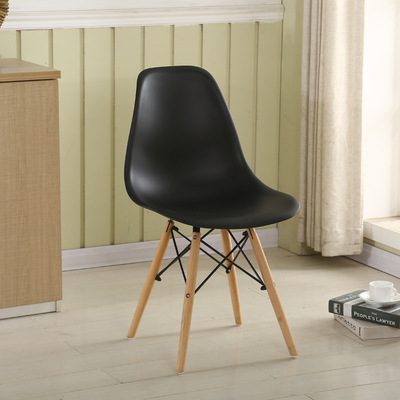 Silla Eames, silla minimalista moderna, taburete, silla de escritorio, silla de comedor nórdica para el hogar, silla con respaldo para oficina, disponible en varios colores