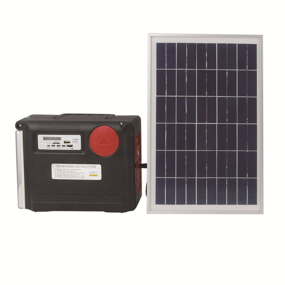 Lámpara solar de camping LED YAJIA YJ-1980, luz recargable ultrabrillante para tienda y emergencias