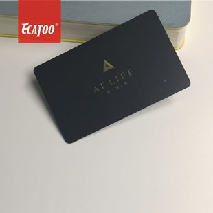 Frosted Black material with signature card membership card Sports Club high-end VIP card