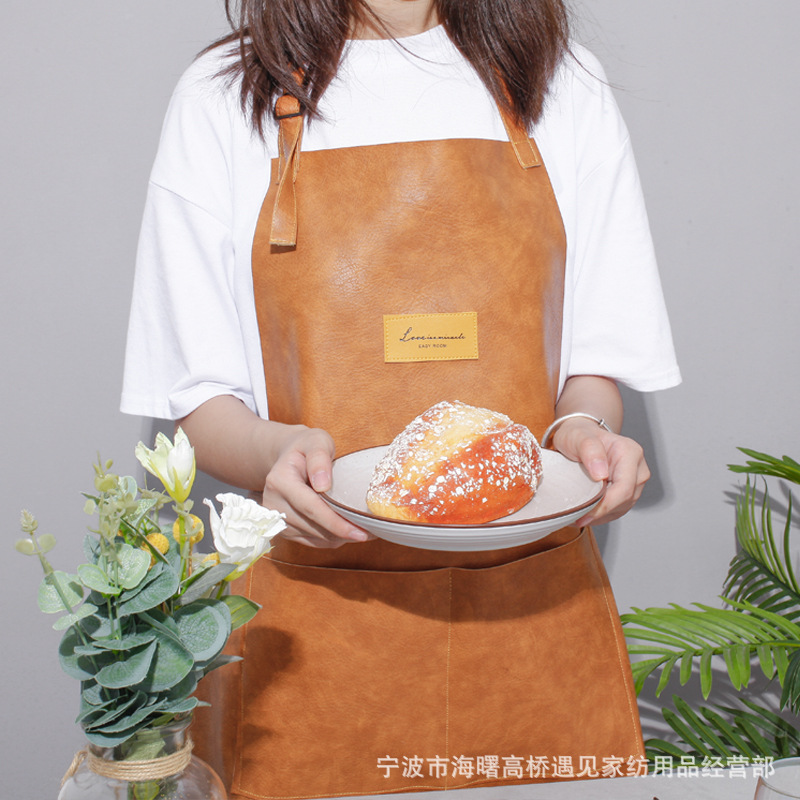 Водонепроницаемый модный милый скандинавский рабочий фартук для жирной кожи для еды