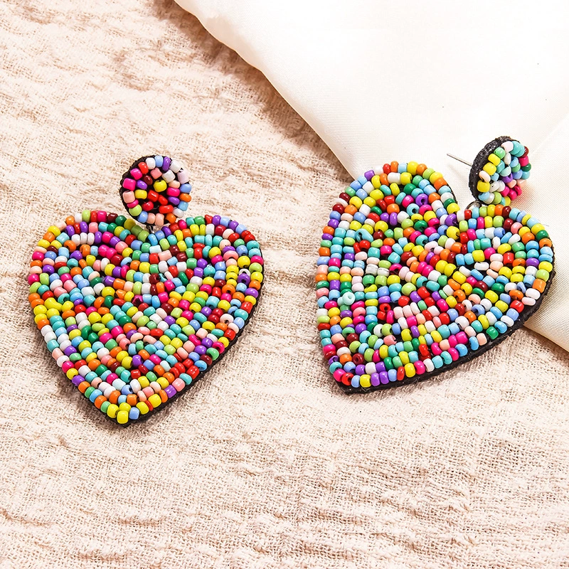 Потрясающие handmade серьги и браслет в наборе, бохо этнический стиль, тканевая подкладка, лёгкий вес