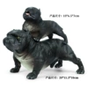 Black Bully Dog Father and Son (2 Set)