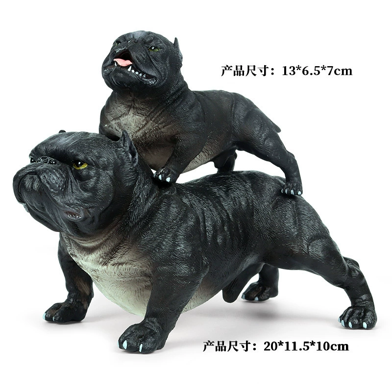 Animal model, solid toy, set, lion, tiger, elephant, panda, giraffe, hippo