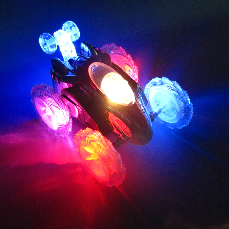 Nuevo truco eléctrico de control remoto de cuatro vías de camión de volteo de luz mercado nocturno puesto Venta caliente al por mayor juguetes educativos para niños