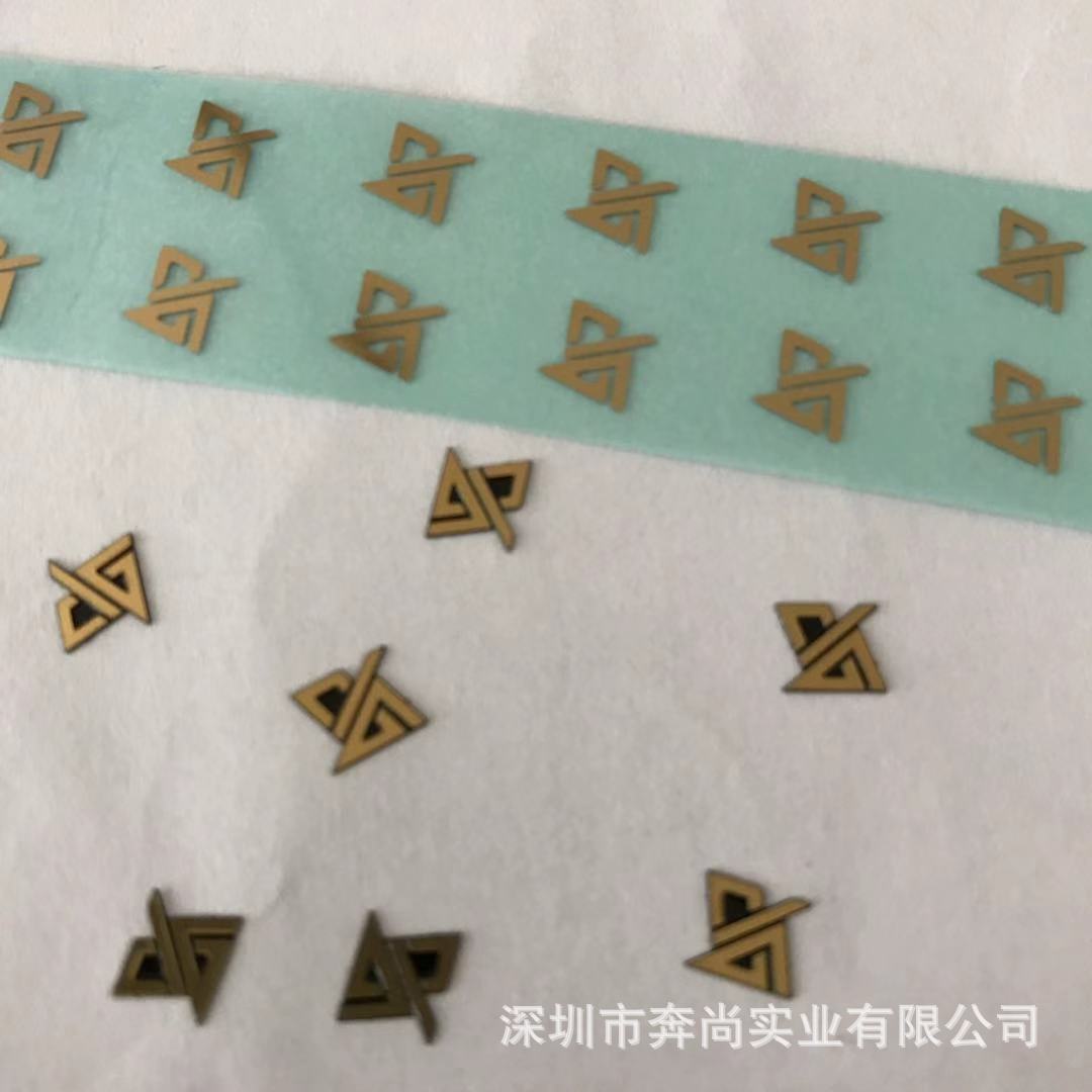 不锈钢材料蚀刻加工 腐蚀加工 金属logo五金贴标电镀加工填油加工