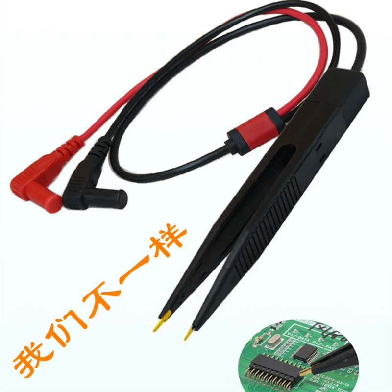 SMD патч тестовый зажим мультиметр тестовый зажим измеритель емкости ручка IC емкость измеритель индуктивности ручка LCR мостовой зажим