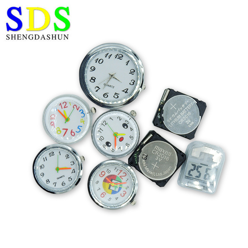 25mm quartz alloy plating LED electronic watch movement environmental protection children digital movement watch watch accessories