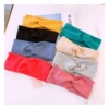 Demi-season knitted universal headband for face washing, hair accessory, Korean style