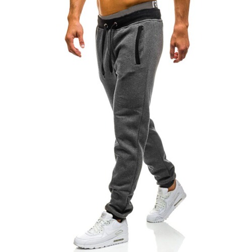 Bestselling Men's Casual Pants for Young Men - Elastic Loose Straight Leg Pants in Solid Color