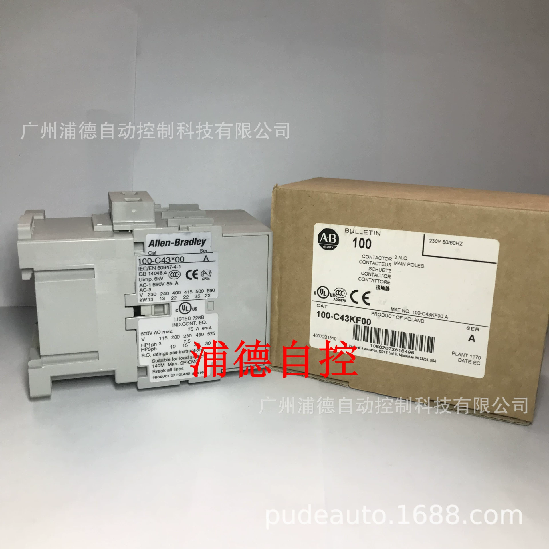 Контактор 100-C43KF00 новый 100-C43*00 оригинал