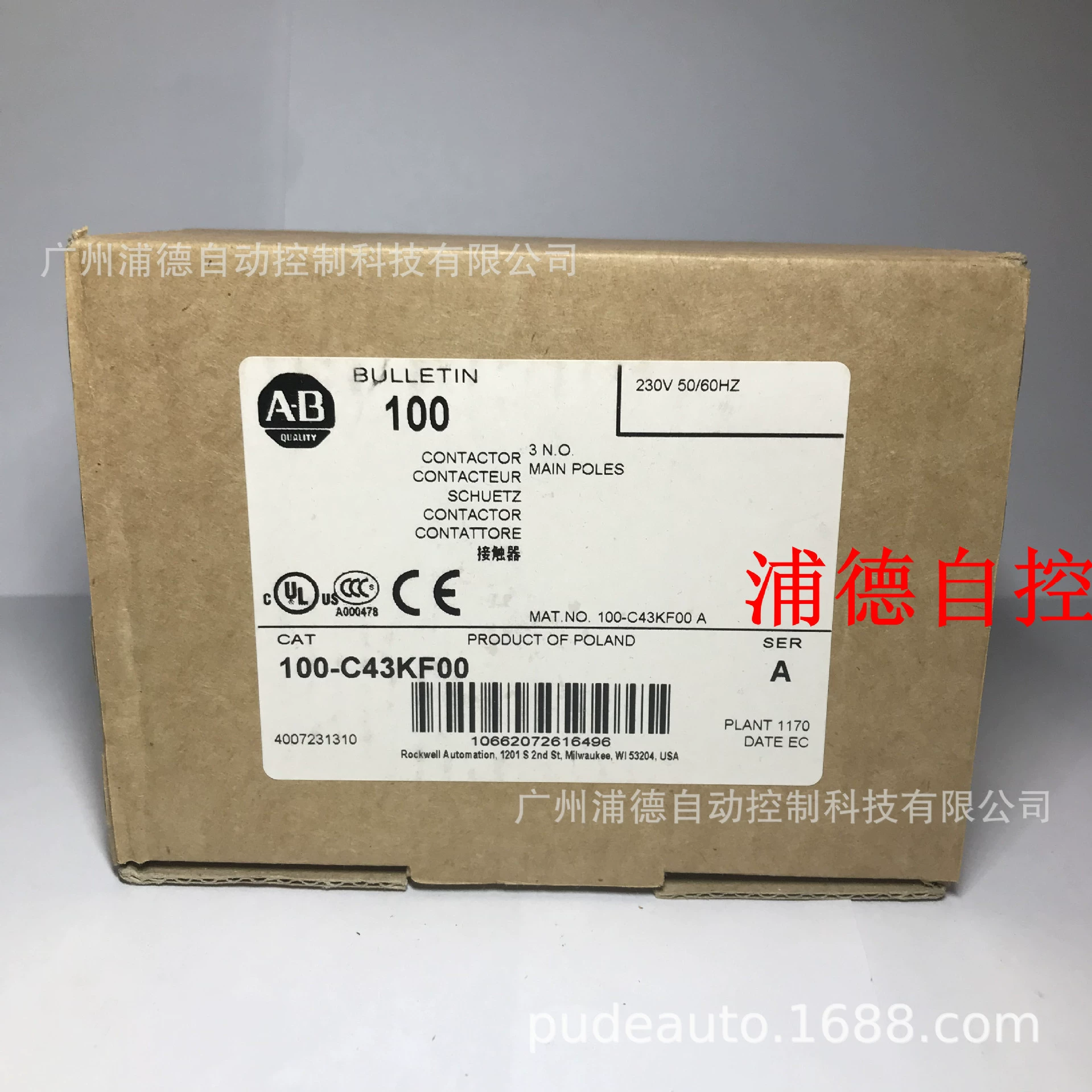 Контактор 100-C43KF00 новый 100-C43*00 оригинал
