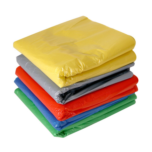 Colorful property waste bags disposable large flat mouth waste bags plastic waste bags wholesale