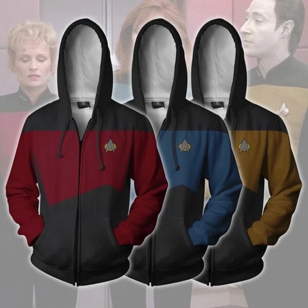 Star Trek 3D Print Zipper Cardigan Hooded Sport cospaly Sweater Jacket Sweater Star Trek 3D Print Zipper Cardigan Hooded Sport cospaly Sweater Jacket Sweater