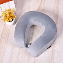 厂家直供可定LOGO记忆棉颈枕记忆棉鸭嘴款式U型枕办公室午睡枕