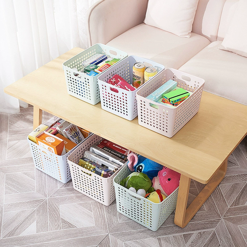 Table storage basket, plastic storage system, toy for kindergarten, storage box