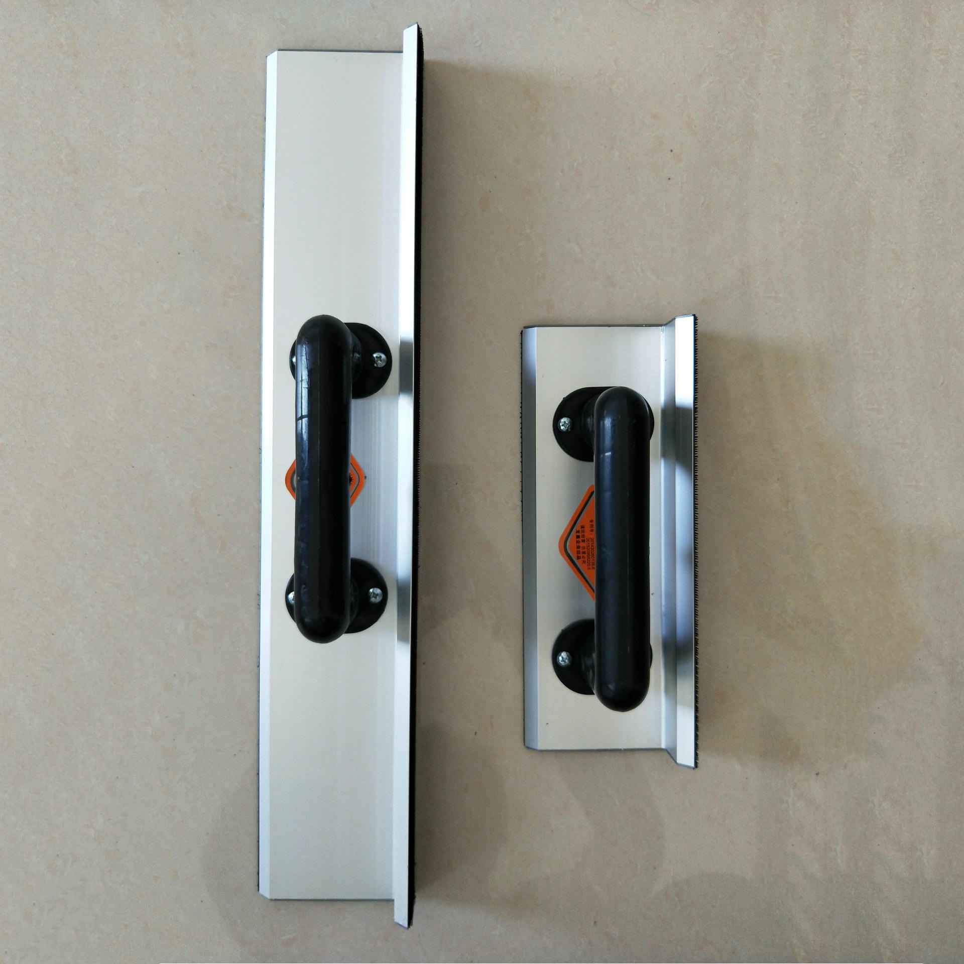 厂家25公分自粘铝合金砂纸架阴角打磨器植绒涂刷工具双层