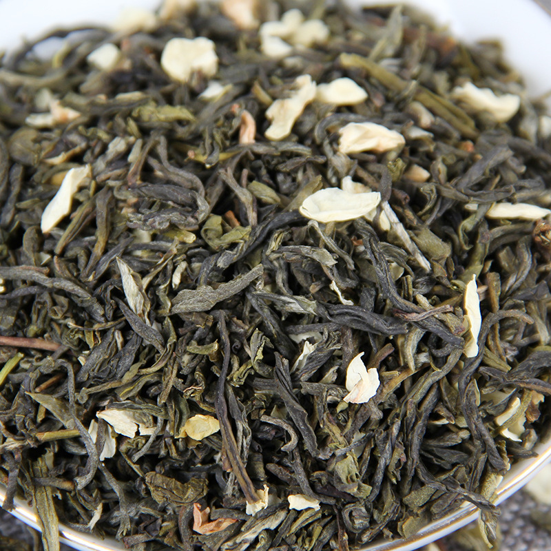 批发2024新茶叶 花草茶 茉莉花茶 茉莉银毫 绿茶银丝浓香型500g