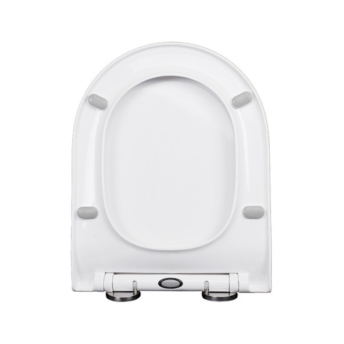 Manufacturer wholesale thin toilet seat cover, thickened seat ring, slow-close PP material bathroom board toilet seat lid