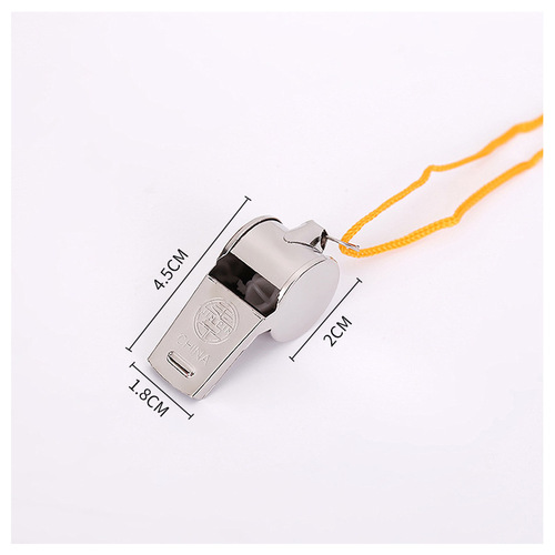 Metal activity competition referee whistle, seaside lifeguard survival props, environmentally friendly and non-toxic cheering props wholesale