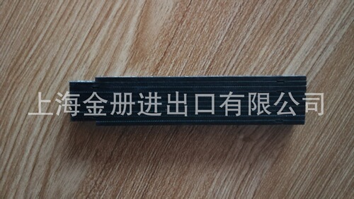 Cross-border Plastic Folding Ruler Plastic Folding Scale Folding Ruler 1 Meter 10 Fold Black ABS Ruler