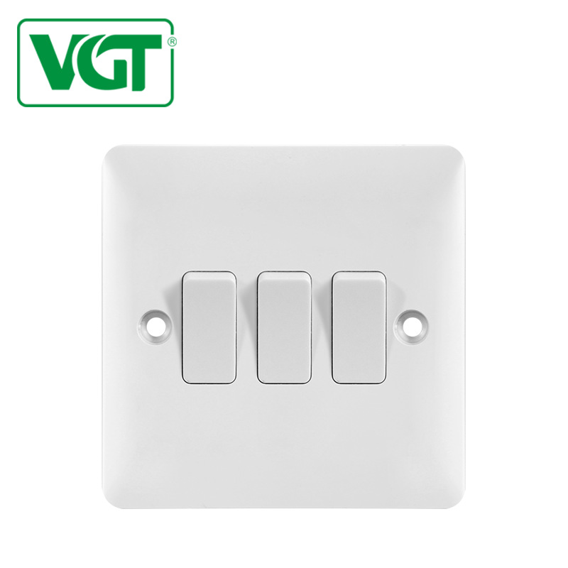 厂家 英式胶木开关 加工 外贸开关 S013 纯白 胶木 电玉粉 非洲