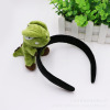 Headband, funny cute dinosaur, hair accessory for face washing, internet celebrity