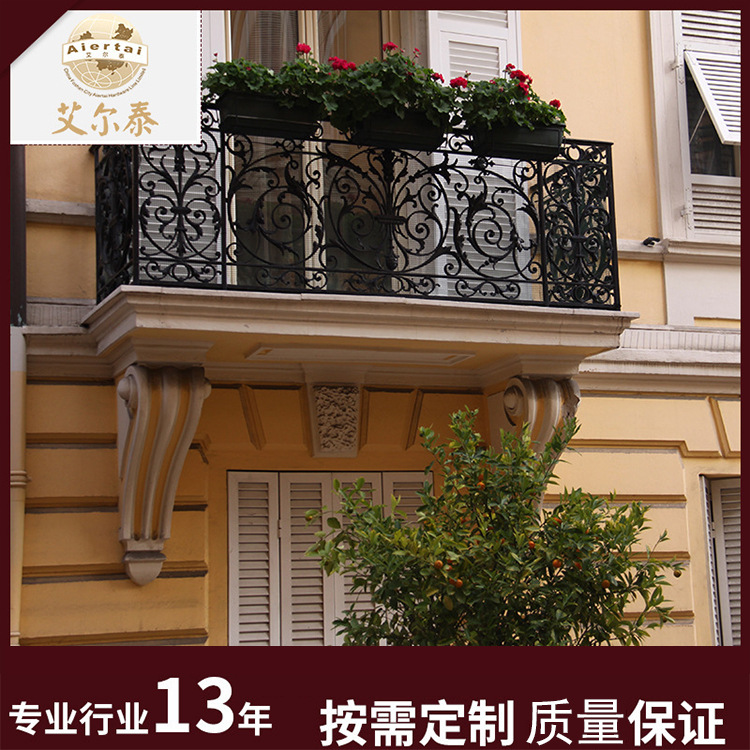 专注别墅锻造阳台护栏庭院门入户门楼梯防护栏 定 制 厂家供应