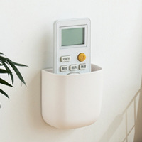 納川壁掛式手機空調遙控器收納盒 多用途手機充電支架收納架