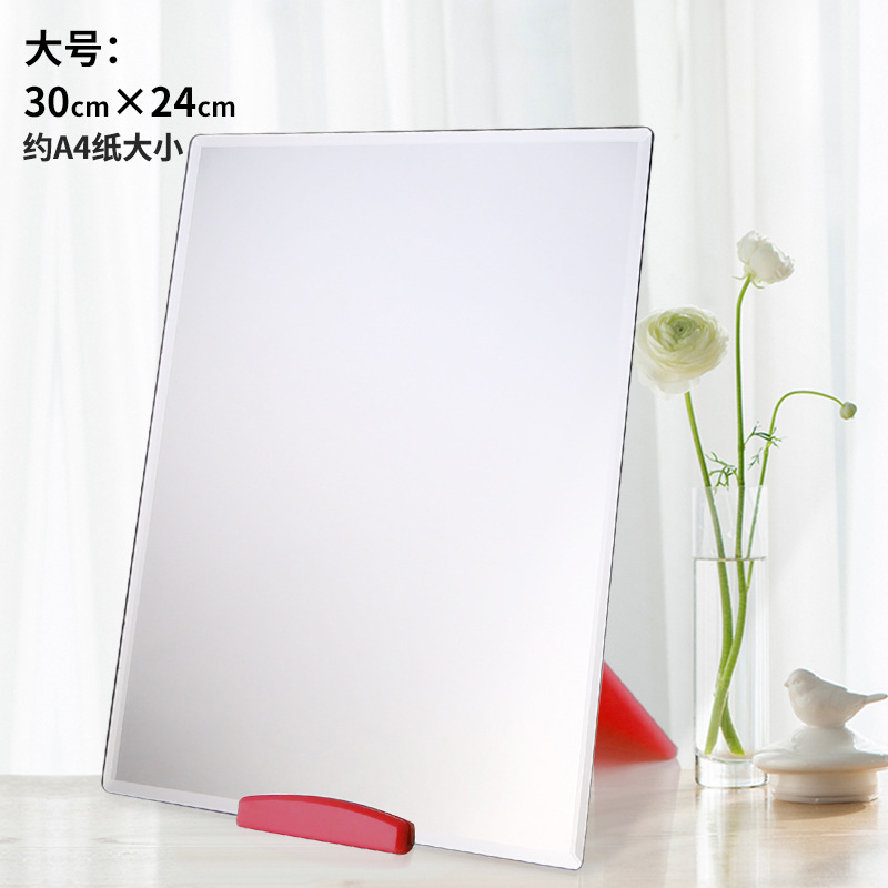 Espejo de escritorio espejo de maquillaje de escritorio espejo de princesa hogar montado en la pared de pared espejo HD fábrica al por mayor