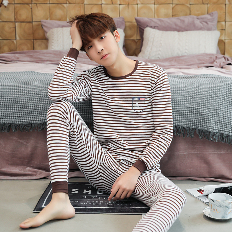 Ropa de otoño juvenil pantalones largos conjunto de ropa interior para niños medianos y grandes niños y niñas suéter de algodón niñas suéter línea conjunto de pantalones