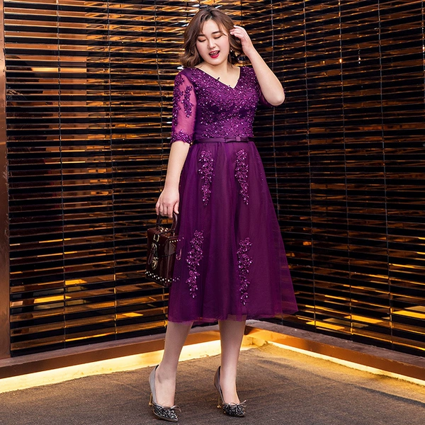 Purple colored long skirt