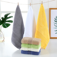 纯棉加厚素色方巾全棉成人断档大方巾 34*34 cm