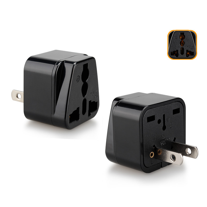 HD-6转换插座 美标多功能转换插头 家用电源转换插头