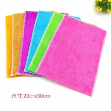 二元店产品地摊百货推荐货源20X30竹纤维布韩式吸水洗碗巾