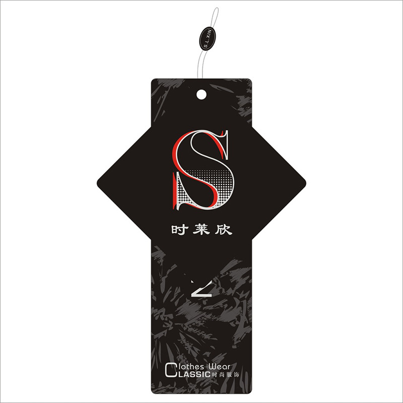 厂家供应吊牌吊卡挂牌 过UV印刷等工艺常用黑卡 高端黑卡纸